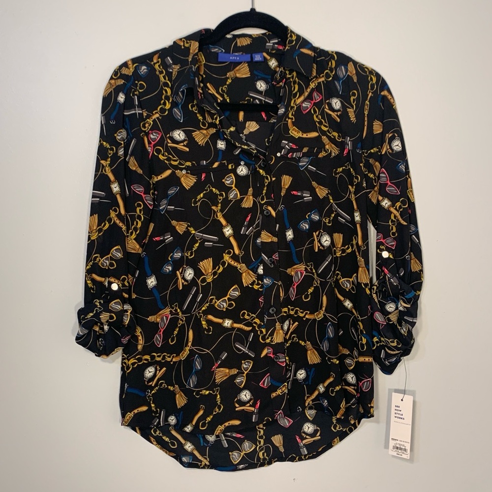 Apt. 9 Women's Button Down Shirt NWT